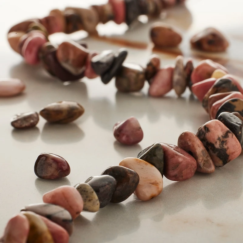 Rhodonite Chip Beads by Bead Landing™