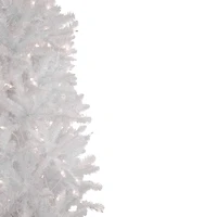 7.5ft. Pre-Lit Rapids White Pine Pencil Artificial Christmas Tree, Clear Lights