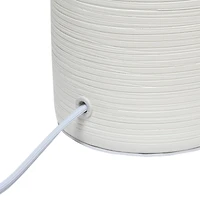 Simple Designs 16" Textured Linear Ceramic Table Lamp