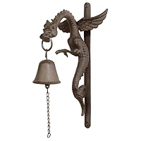 Design Toscano Florentine Dragon Gothic Iron Doorbell