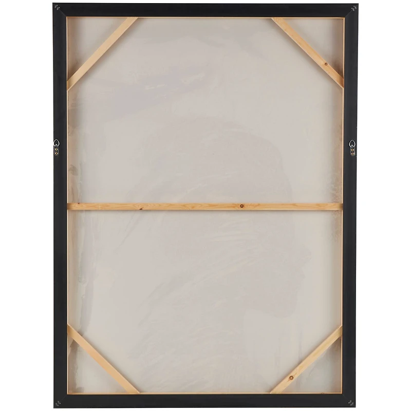 Abstract Woman's Profile Framed Canvas Wall Art