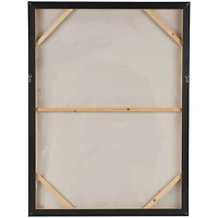 Abstract Woman's Profile Framed Canvas Wall Art