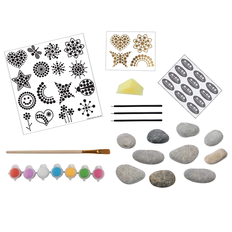 Creativity for Kids® Mandala Dot-a-Rock Painting Kit