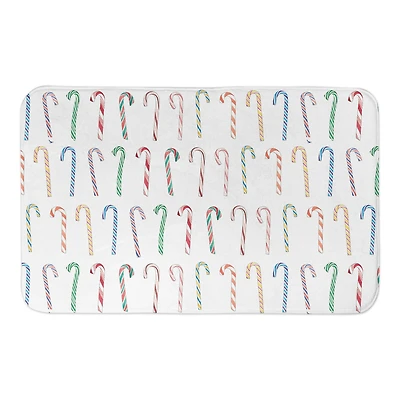 Designs Direct Candy Cane Pattern Bath Mat, 34" x 21"