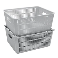 Simplify Slide Stack It Storage Tote Baskets