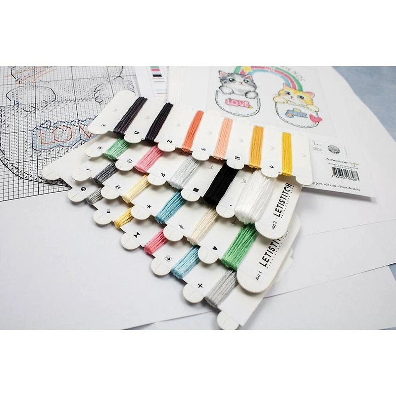 Letistitch Let's make friends! Counted Cross Stitch Kit