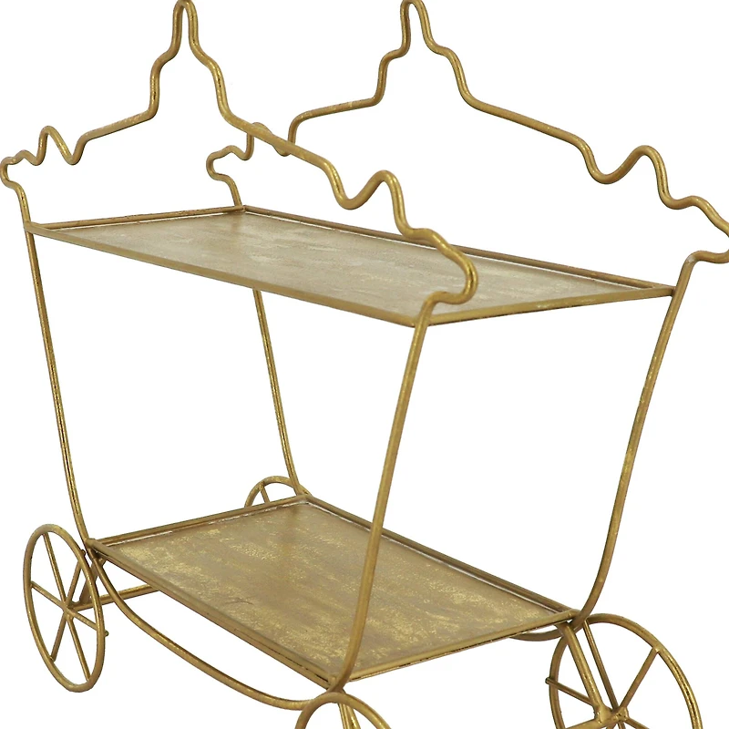 14.5" Gold Fairytale Carriage Wire Tabletop Décor by Ashland®