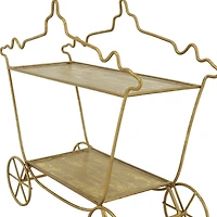 14.5" Gold Fairytale Carriage Wire Tabletop Décor by Ashland®