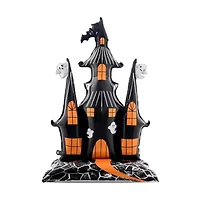 58" Halloween Haunted House Standing Foil Balloon Decoration