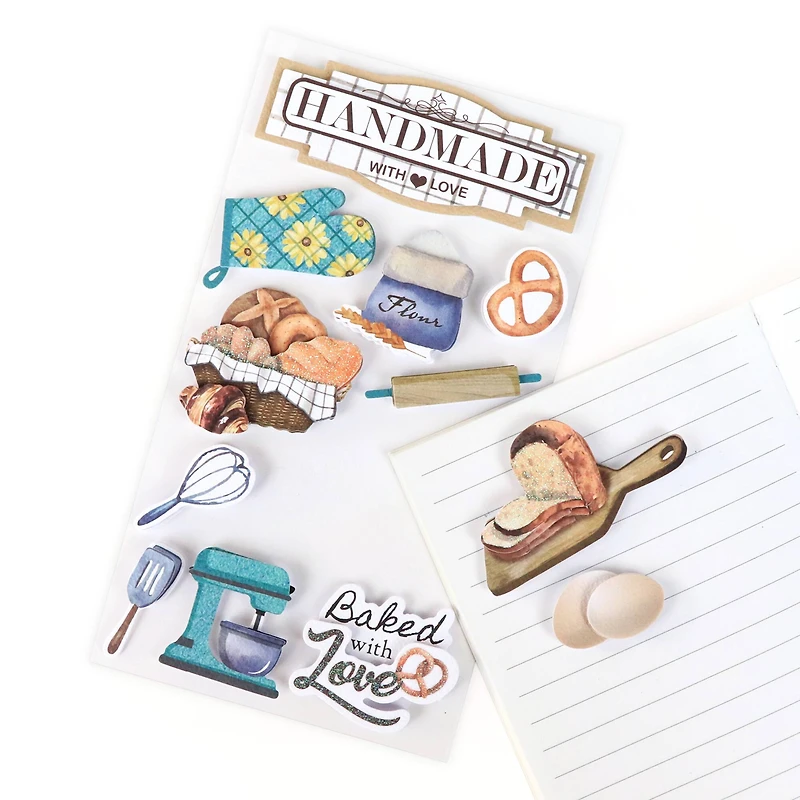 Baked with Love Dimensional Stickers by Recollections™