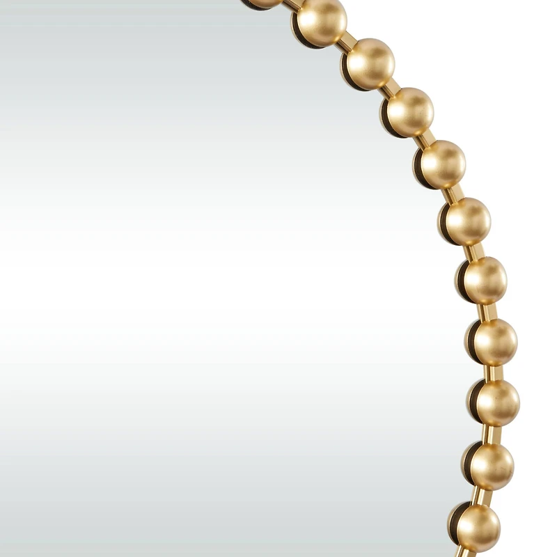 CosmoLiving by Cosmopolitan Gold Metal Orb Framed Wall Mirror 36" x 2" x 36"