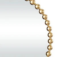 CosmoLiving by Cosmopolitan Gold Metal Orb Framed Wall Mirror 36" x 2" x 36"