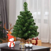 Costway 2ft. Unlit Artificial Christmas Tree in Burlap Base