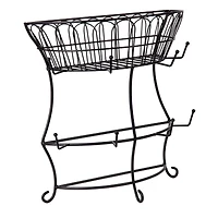 Mind Reader Black Metal Wire Cup Tree Countertop Mug Rack & Coffee Pod Storage