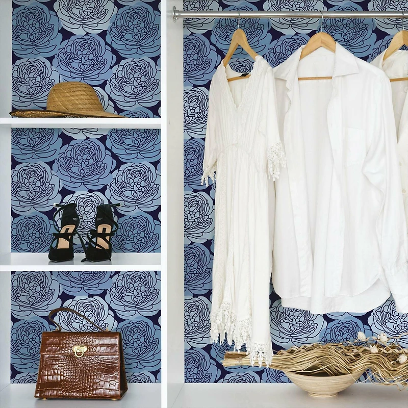 RoomMates Bed of Roses Peel & Stick Wallpaper