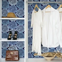 RoomMates Bed of Roses Peel & Stick Wallpaper