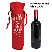 Personality Case™ Red Fun & Games Wine Bag