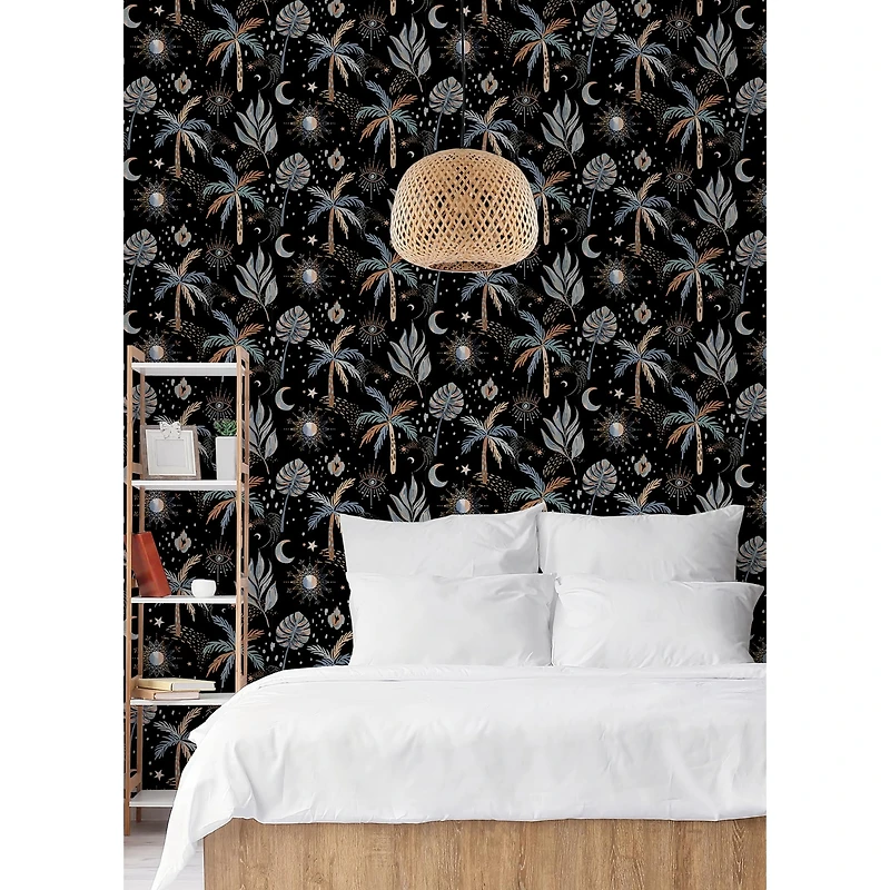 RoomMates Nuit Tropicale Peel & Stick Wallpaper