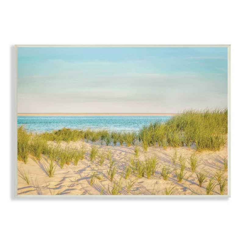 Stupell Industries Tall Grass & Sand Dunes Beach Landscape Wall Plaque