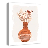 Tall Patterned Vase 16" x 20" Canvas Wall Art