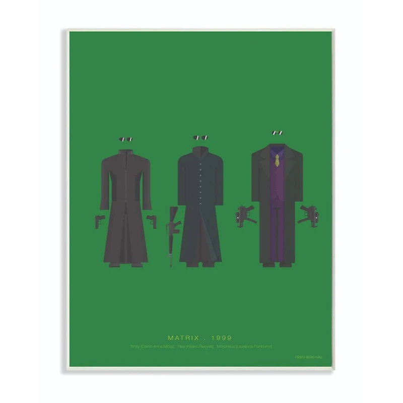 Stupell Industries Matrix Fashion Design Wall Plaque