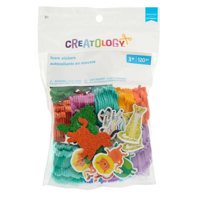 Jungle Animals Foam Stickers by Creatology™