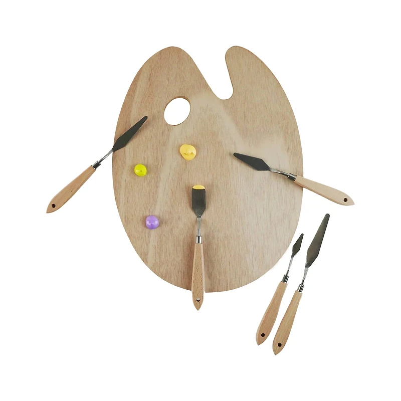 Wood Paint Palette & Knife Set by Artist's Loft®