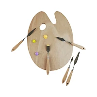 Wood Paint Palette & Knife Set by Artist's Loft®
