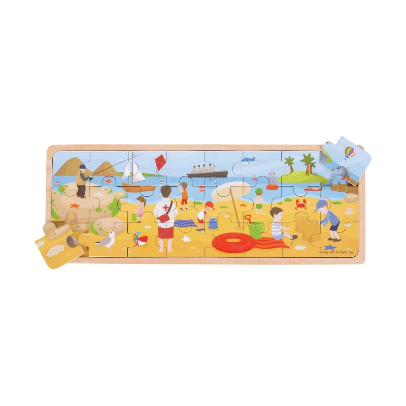 At the Seaside Wooden 24 Piece Tray Puzzle