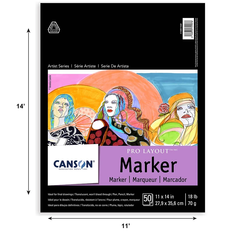 Canson® Artist Series Pro-Layout™ Marker Pad