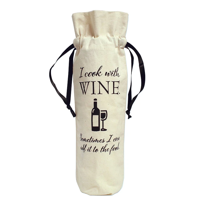 Personality Case™ Cooking Canvas Wine Bag