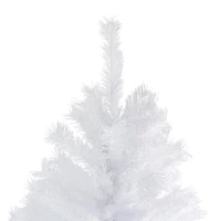 6ft. Unlit Icy White Iridescent Spruce Artificial Christmas Tree
