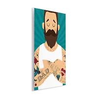 Stupell Industries Best Dad Father's Day Tattoos Wall Plaque Art