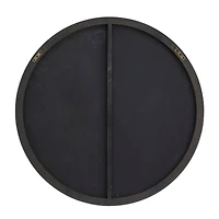 Gold Contemporary Wall Mirror, 36" x 1" x 36"