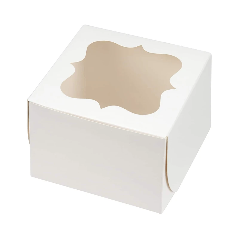 5" White Window Treat Boxes by Celebrate It®, 5ct.