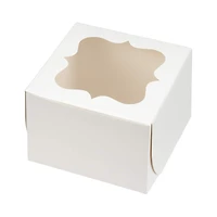 5" White Window Treat Boxes by Celebrate It®, 5ct.