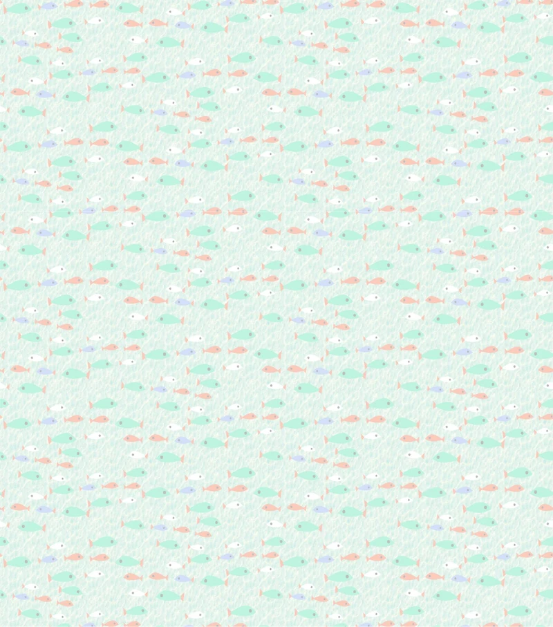 Springs Creative Mermaid Fun Fishy Cotton Fabric