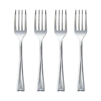 Silver Plastic Mini Forks by Celebrate It™, 24ct.