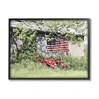 Stupell Industries Americana Lush Country Greenery Framed Giclee Art