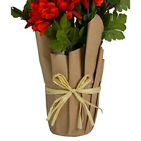 20" Orange Fall Harvest Mum Plant In Pot