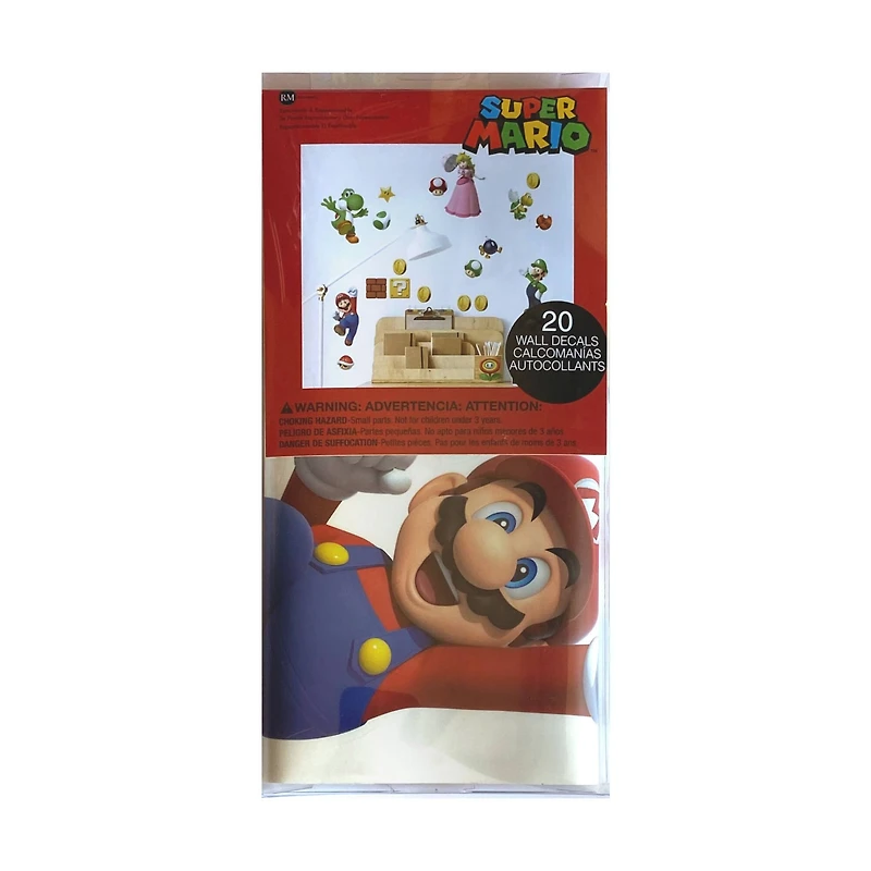 RoomMates Super Mario Brothers Peel & Stick Wall Decals