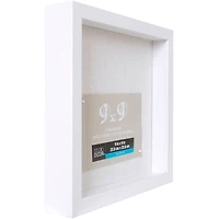 8 Pack: White 9" x 9" Belmont Shadow Box by Studio Décor®