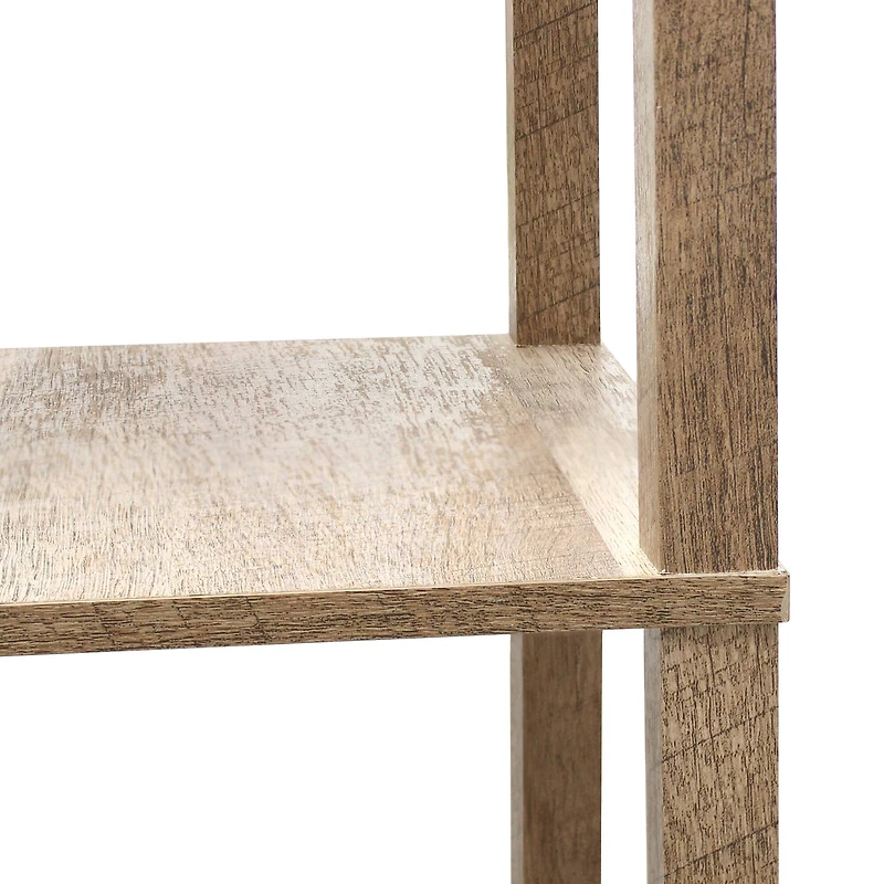 Simple Designs 5.2ft. Modern 3-Tier Floor Lamp Storage Shelf