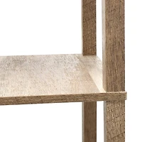 Simple Designs 5.2ft. Modern 3-Tier Floor Lamp Storage Shelf