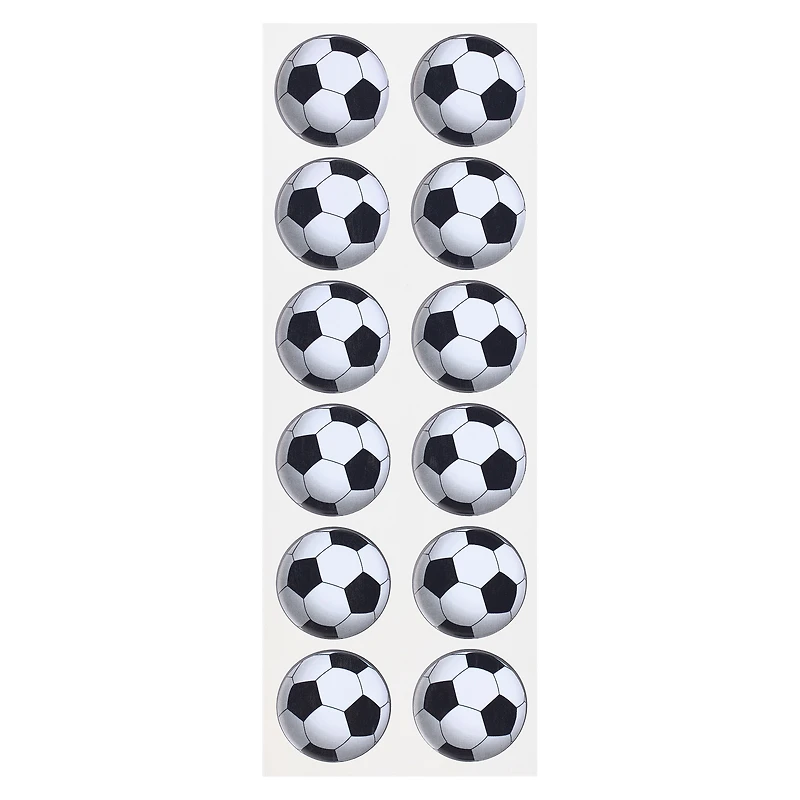 12 Pack: 12 ct. (144 total) Soccer Ball Repeats Stickers by Recollections™