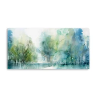 Lumaprints Blue Silence Canvas Giclée Art