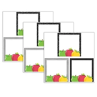 Creative Teaching Press® Apple Time Apple Cards 6" Designer Cut-Outs, 3 Packs of 36
