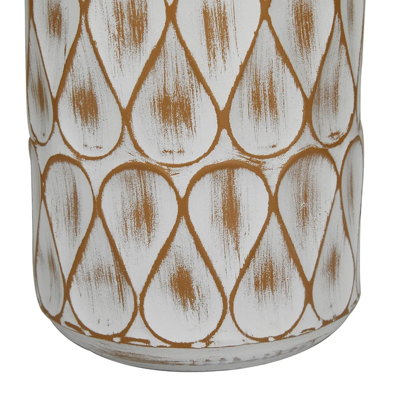 Brown Traditional Decorative Jars, Set of 3" 16", 13", 10"