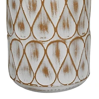 Brown Traditional Decorative Jars, Set of 3" 16", 13", 10"