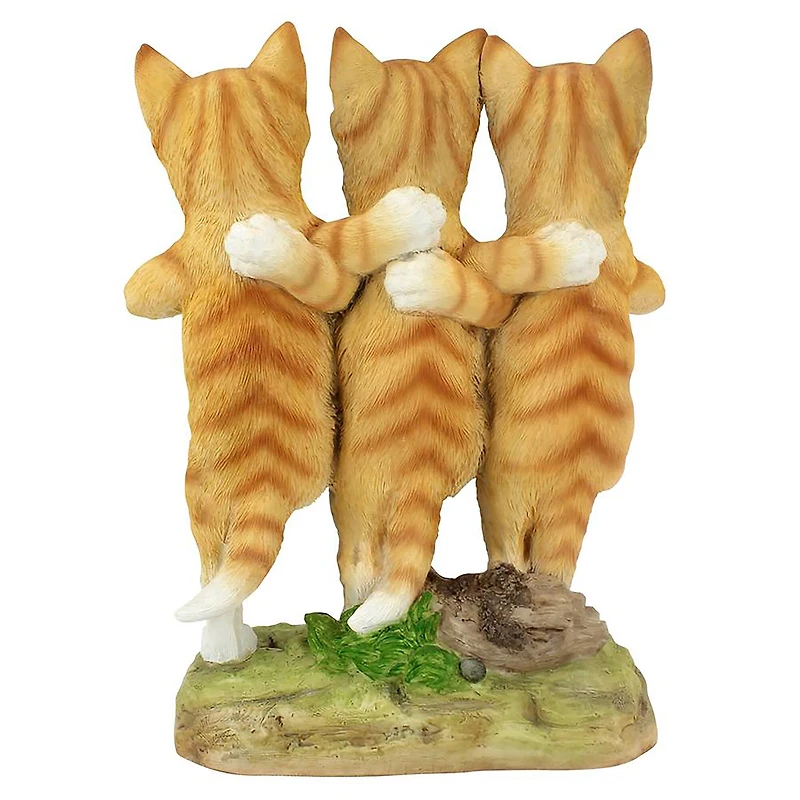 Design Toscano 10" Chorus Line of Cats Garden Welcome Statue